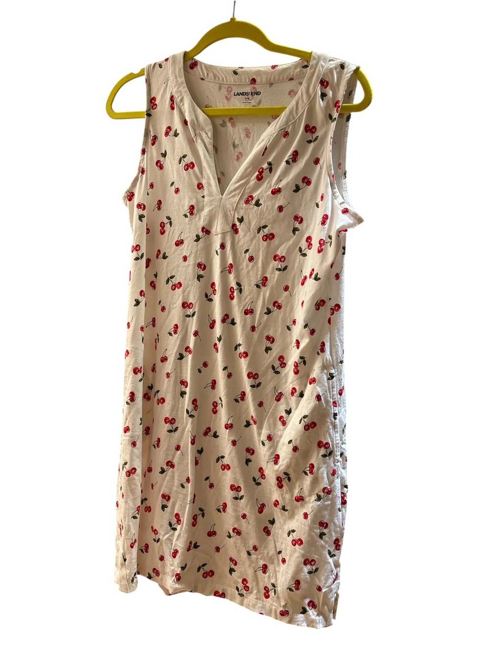 Lands end cherry print dress
